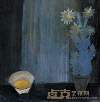 林风眠 约60年代 仙人掌 65×66cm